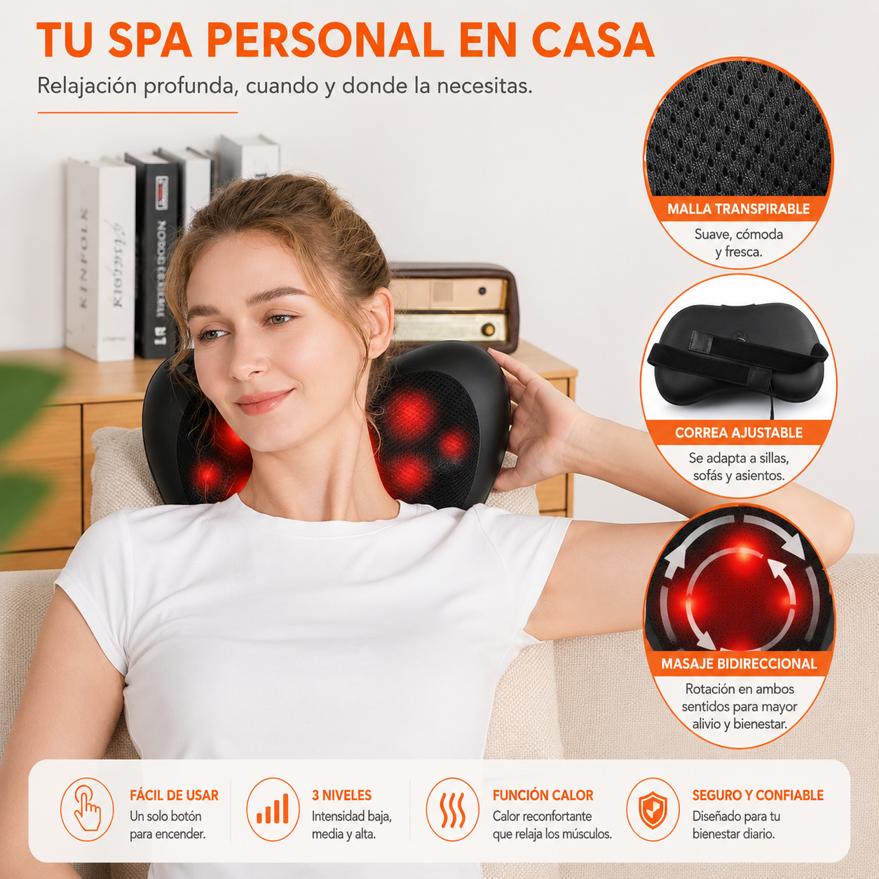 Cojín masajeador Calmora™